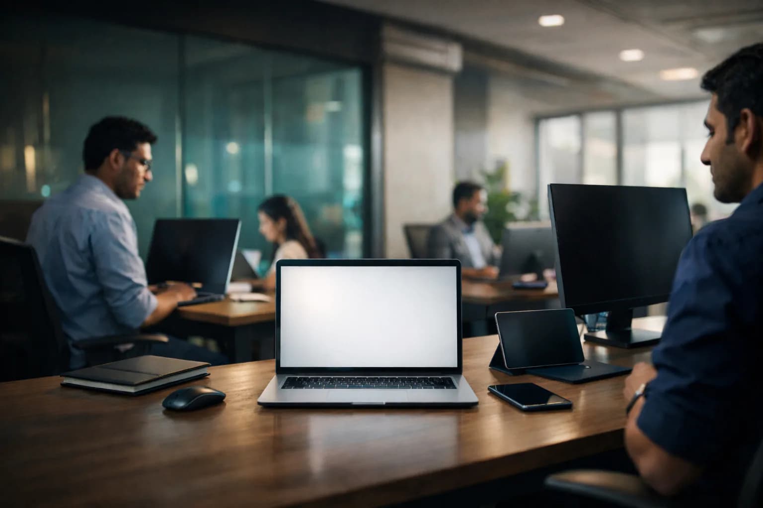 Modern professional workspace