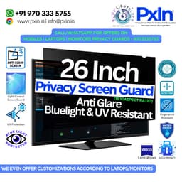 26 Inch 16:10 Monitor Privacy Screen Protector