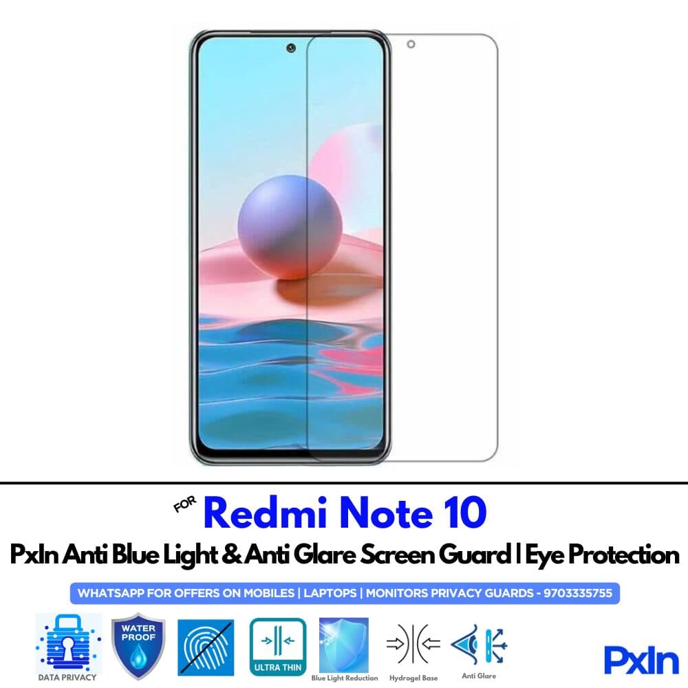 Redmi Note 10 Anti Blue light screen guards