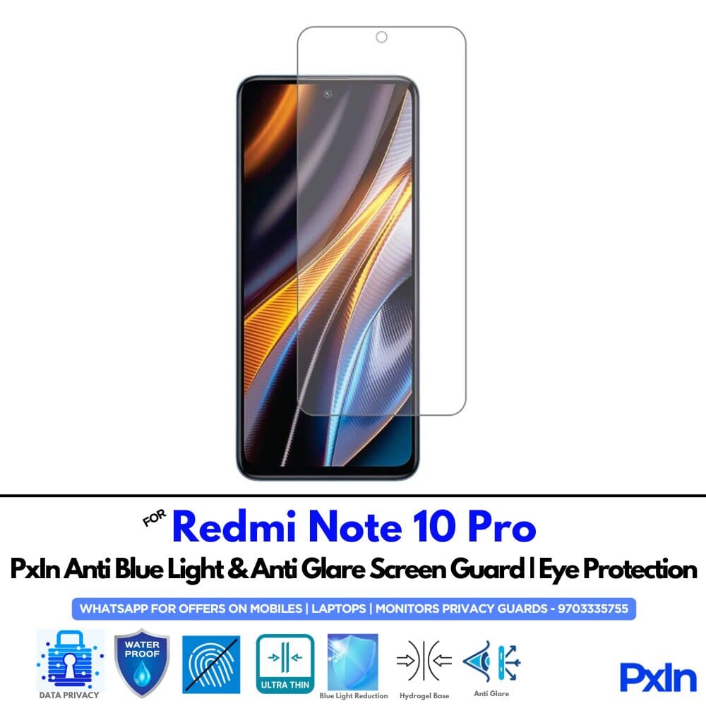 Redmi Note 10 Pro Anti Blue light screen guard