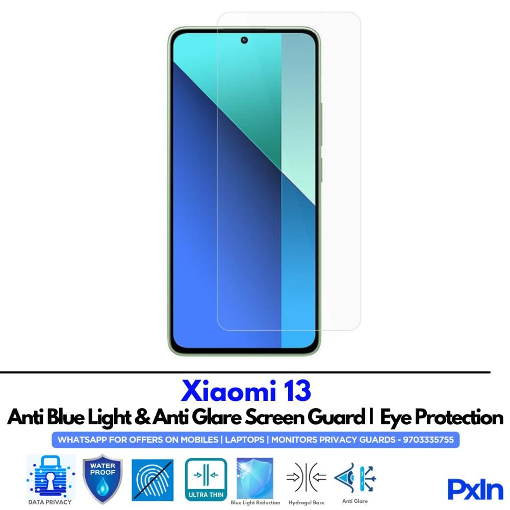 Xiaomi 13 Anti Blue light screen guard