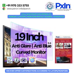 19 Inch(5:4) curved monitor Anti glare and Anti Bluelight screen guard
