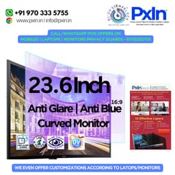 23.6 Inch(16:9) curved monitor Anti glare and Anti Bluelight screen guard