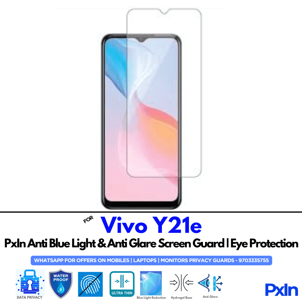 Vivo Y21e Anti Blue light screen guard