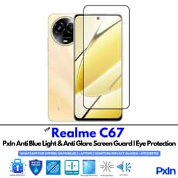 Realme C67 Anti Blue light screen guard