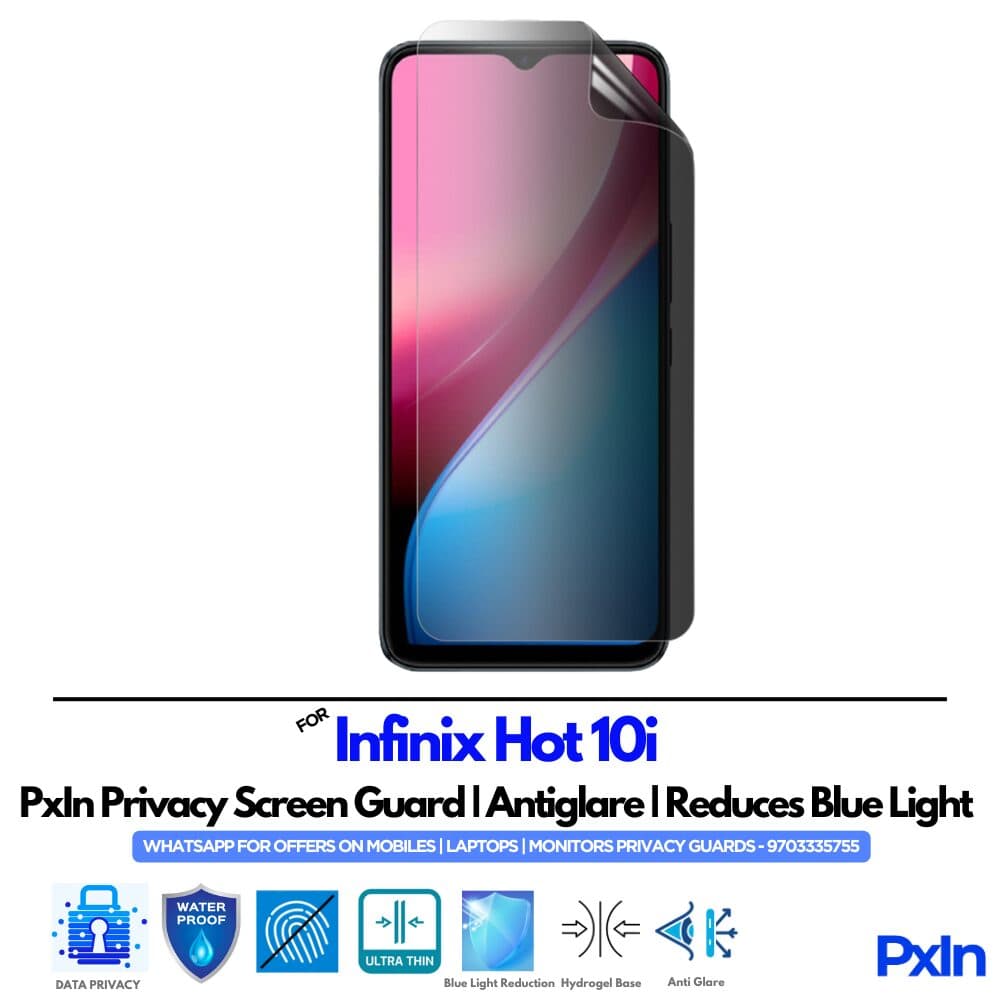 Infinix Hot 10i Privacy Screen Guard