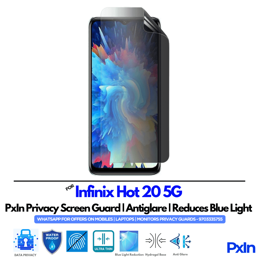 Infinix Hot 20 5G Privacy Screen Guard