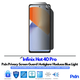 Infinix Hot 40 Pro Privacy Screen Guard