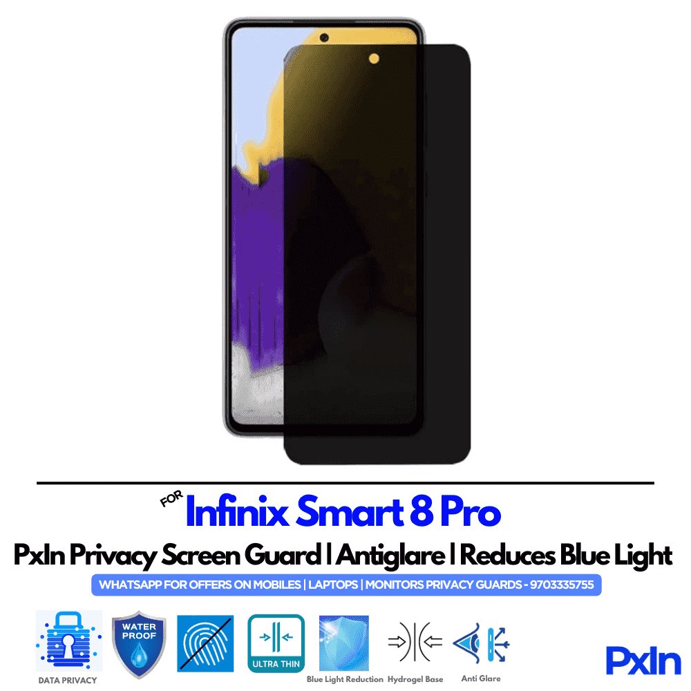 Infinix Smart 8 Pro Privacy Screen Guard