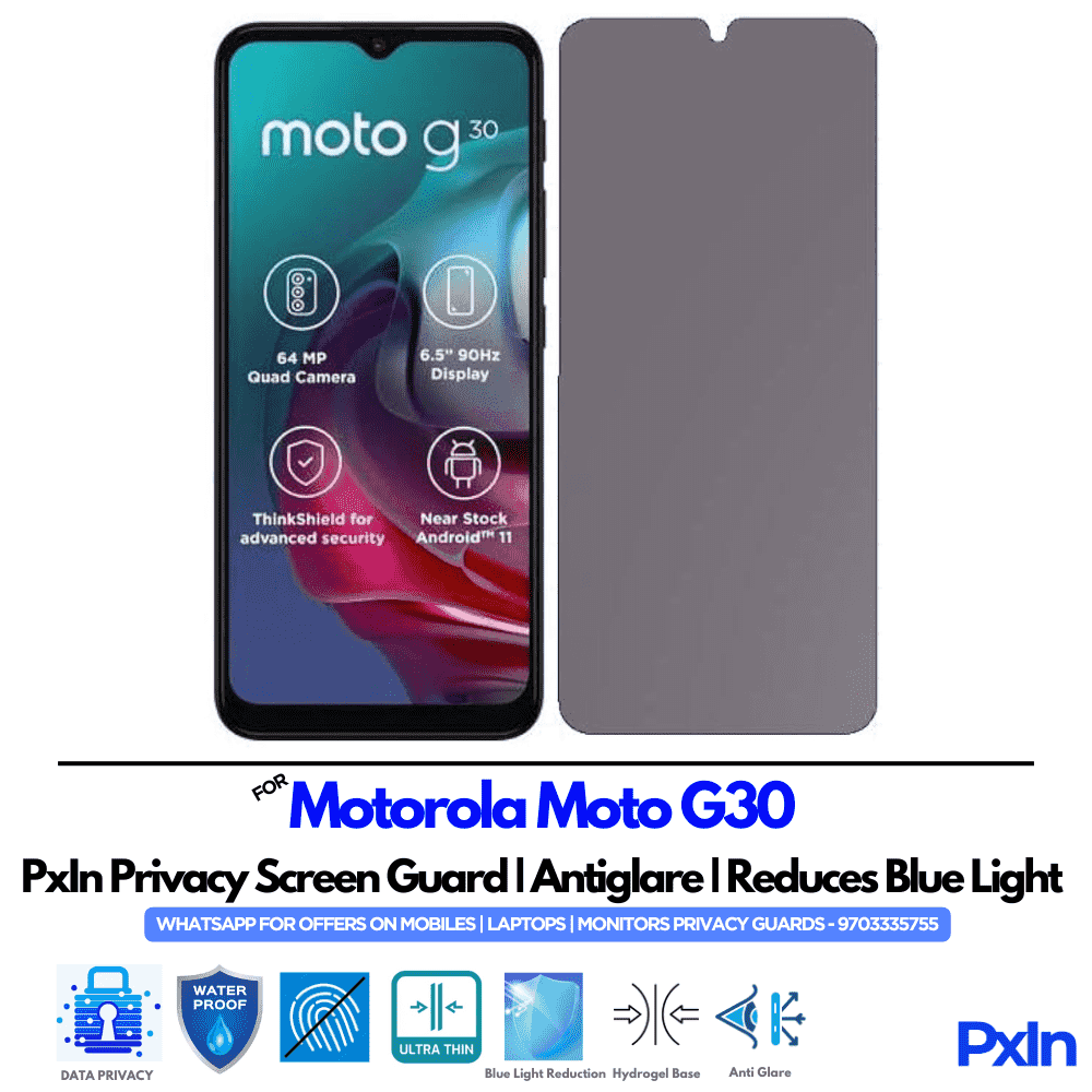 Motorola Moto G30 Privacy Screen Guard