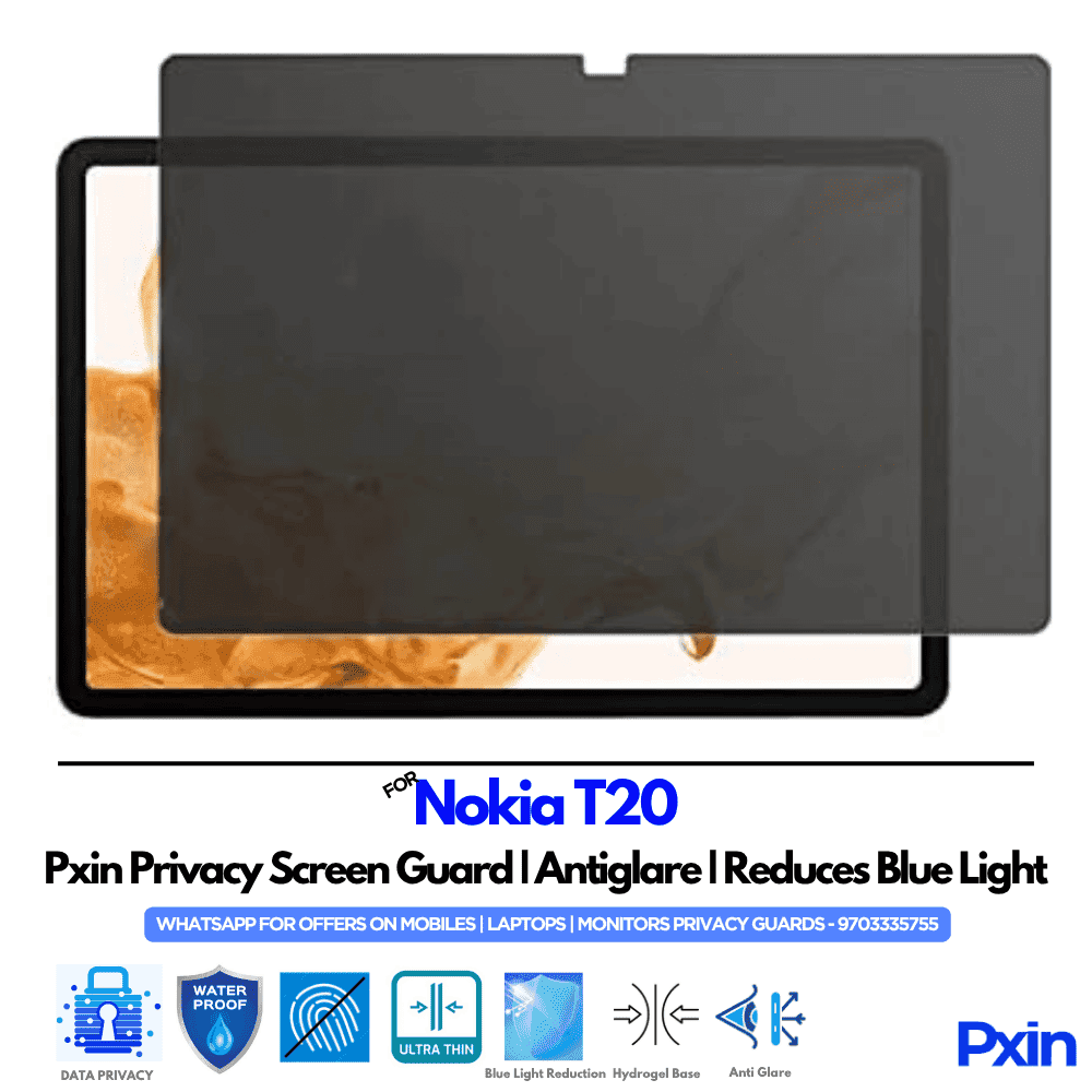 Nokia T20 Pad Privacy Screen Guard