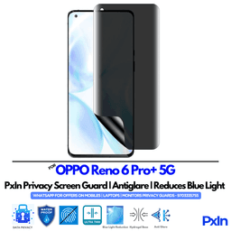OPPO Reno 6 Pro Plus 5G Privacy Screen Guard