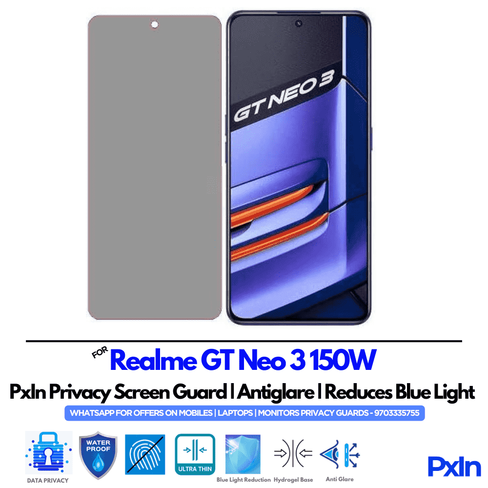 Realme GT Neo 3 150W Privacy Screen Guard