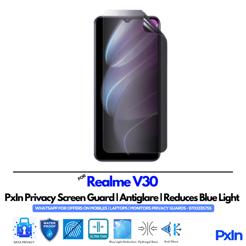 Realme V30 Privacy Screen Guard