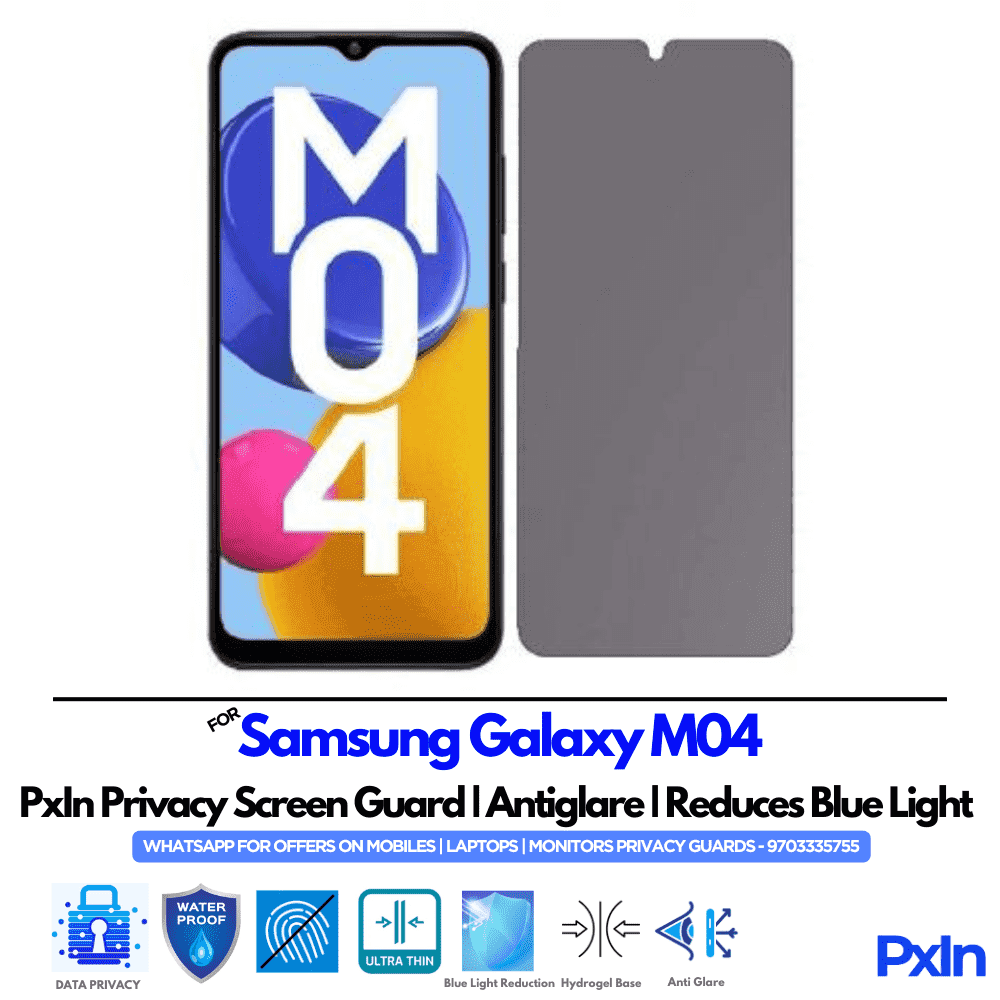 Samsung Galaxy M04 Privacy Screen Guard