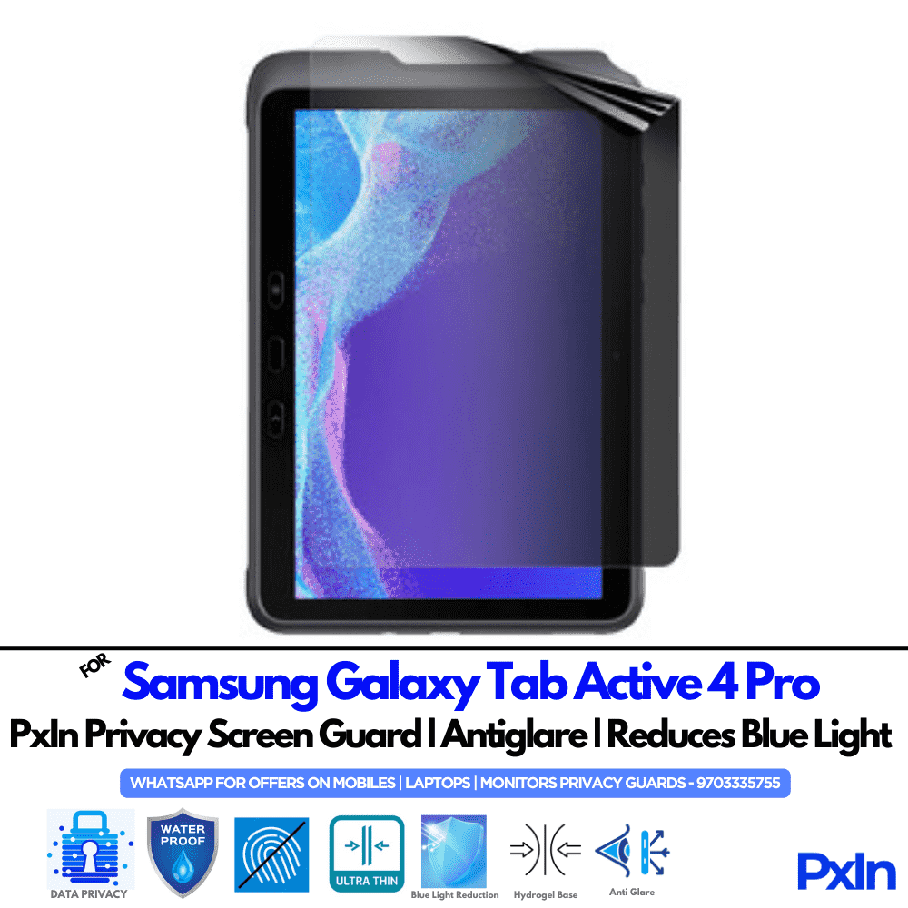 Samsung Galaxy Tab Active 4 Pro Privacy Screen Guard