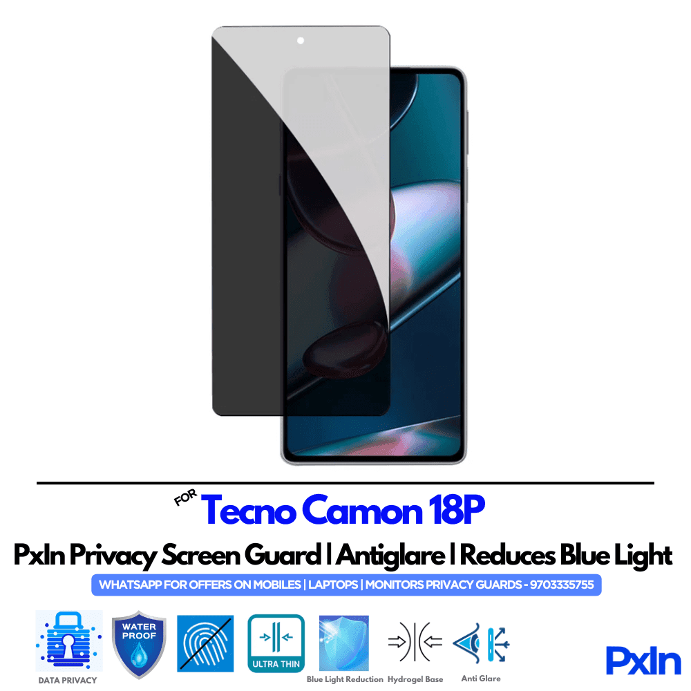 Tecno Camon 18P Privacy Screen Guard