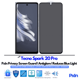 Tecno Spark 20 Pro Privacy Screen Guard