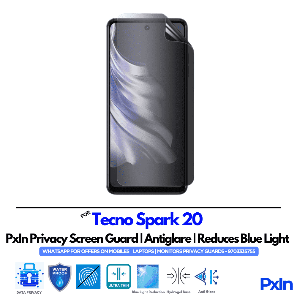 Tecno Spark 20 Privacy Screen Guard
