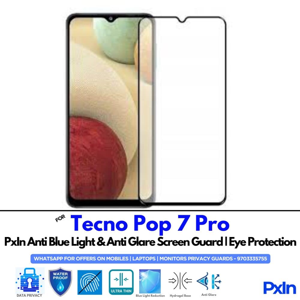 Tecno Pop 7 Pro Anti Blue light screen guard