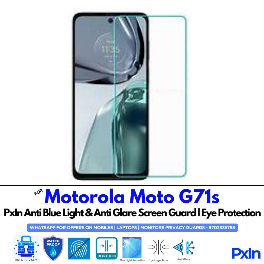 Motorola Moto G71s Anti Blue light screen guard