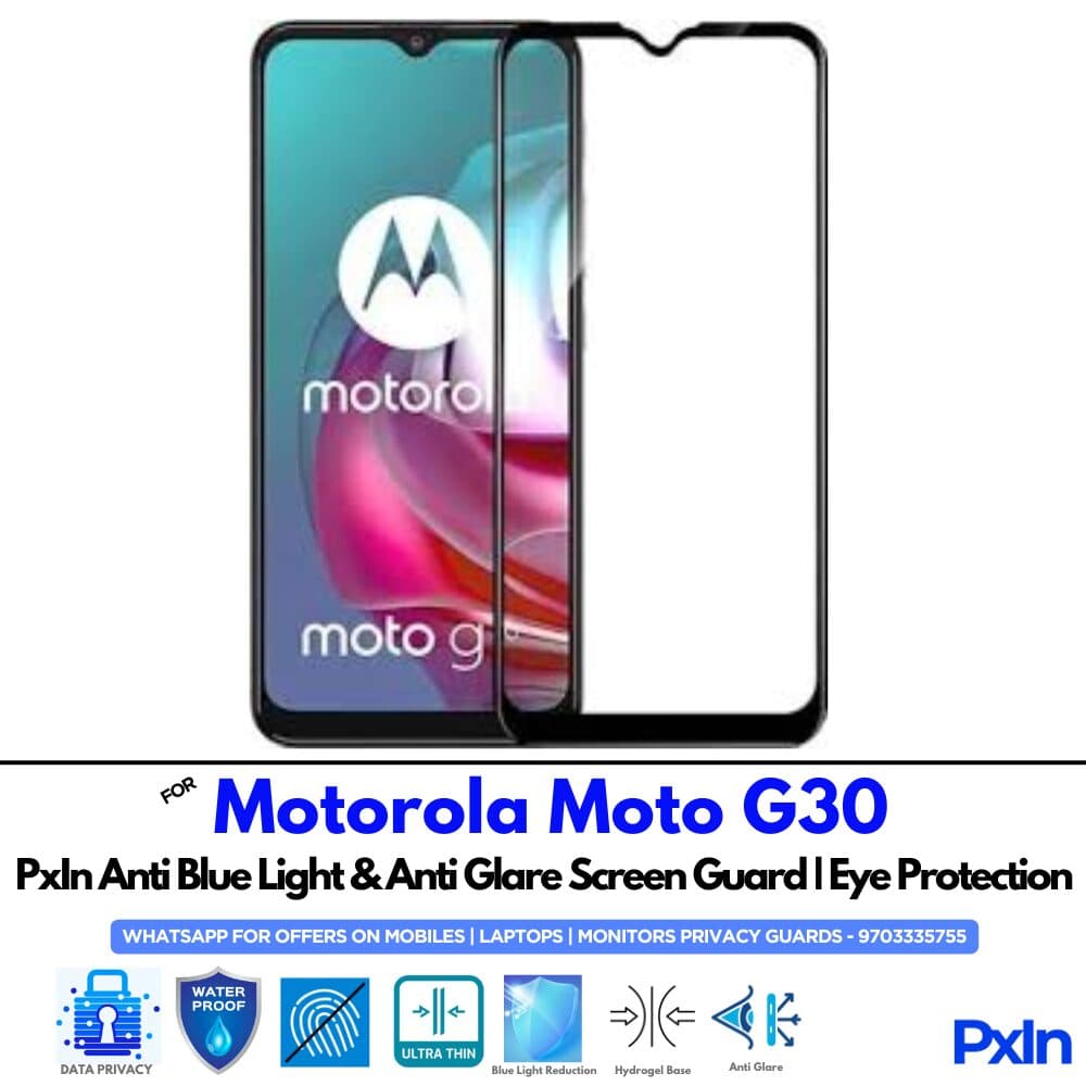 Motorola Moto G30 Anti Blue light screen guard