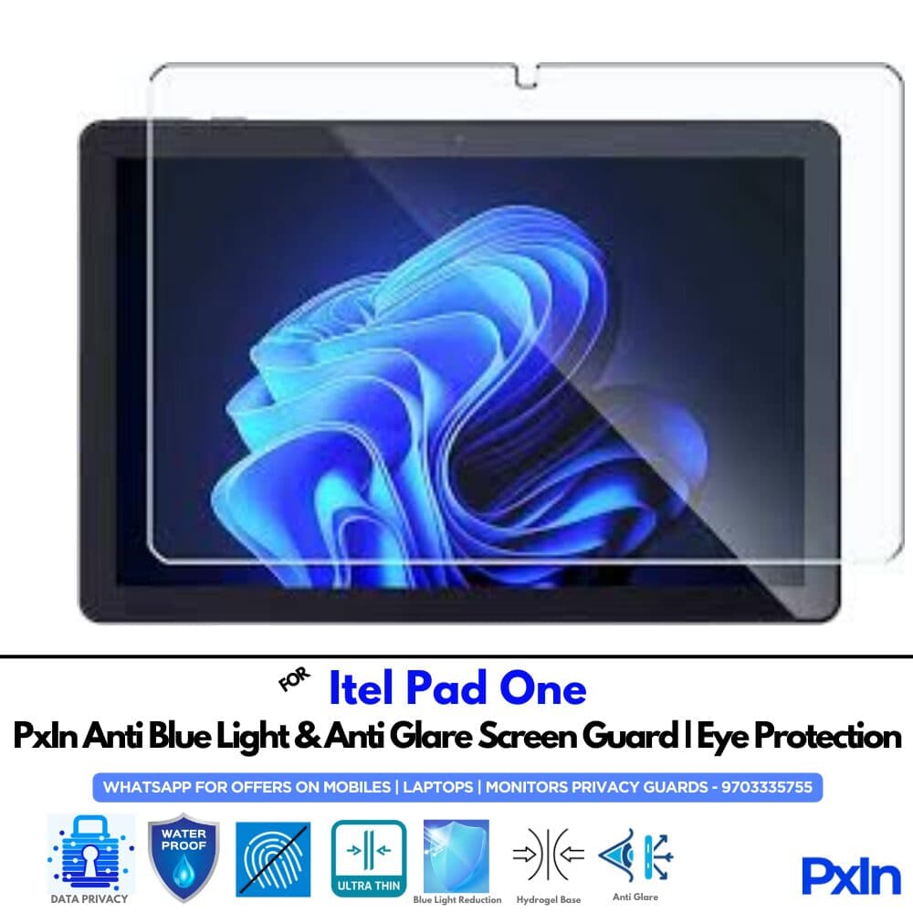 Itel Pad One Anti Blue light screen guard