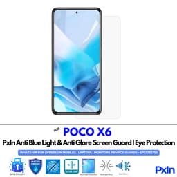 POCO X6 Anti Blue light screen guard