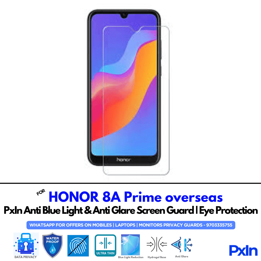 HONOR 8A Prime overseas Mobile Anti Bluelight Screen Guard