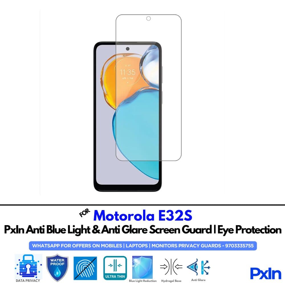 Motorola E32S Mobile Anti Bluelight Screen Guard