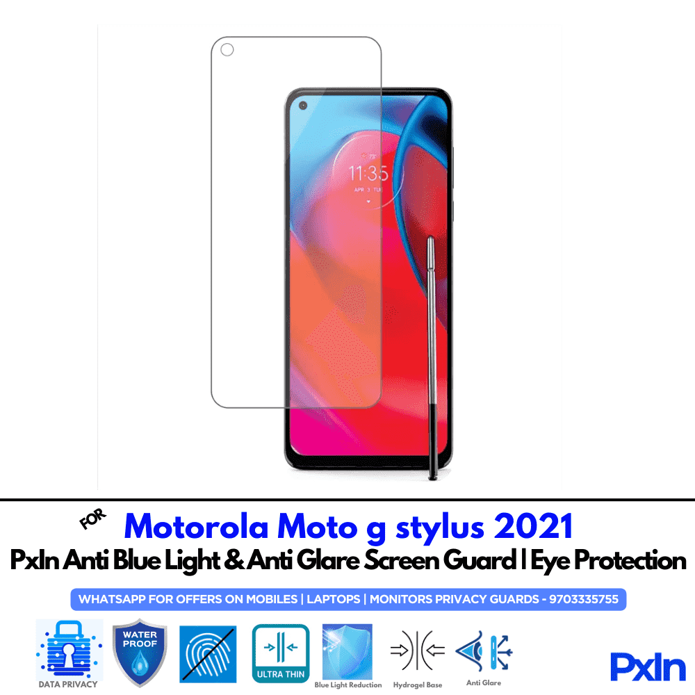 Motorola Moto g stylus 2021 Mobile Anti Bluelight Screen Guard