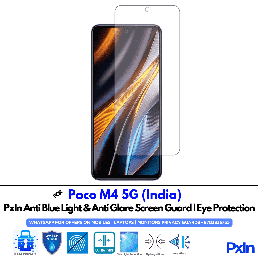 Poco M4 5G (India) Mobile Anti Bluelight Screen Guard