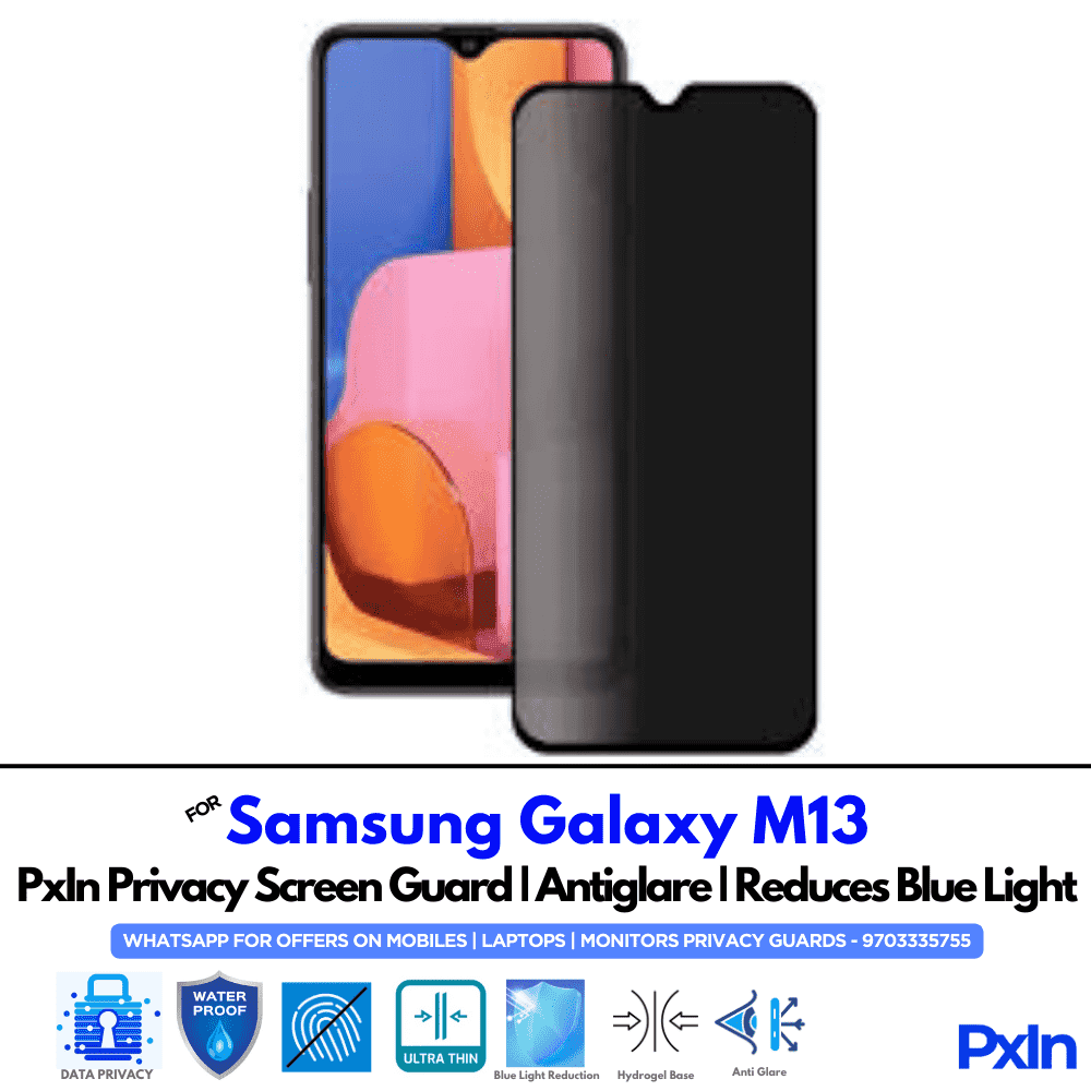 Samsung Galaxy M13 Mobile Privacy Screen Guard