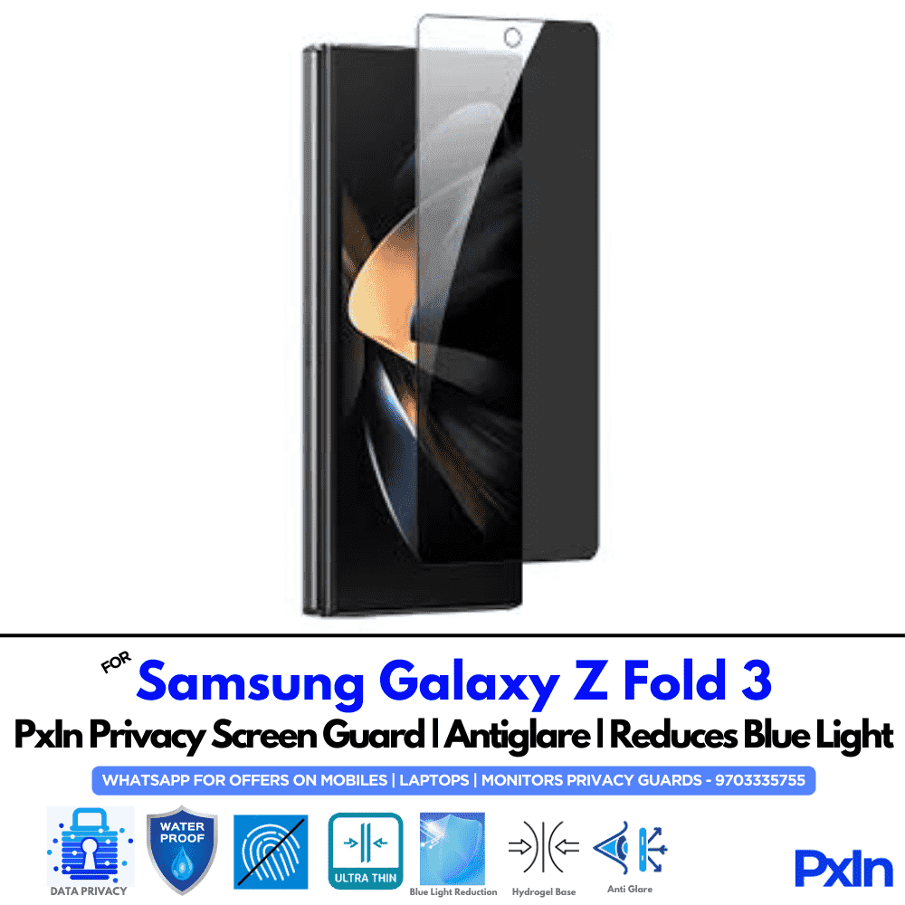 Samsung Galaxy Z Fold 3 Mobile Privacy Screen Guard