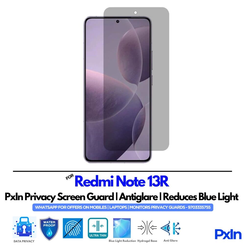 Redmi Note 13R Mobile Privacy Screen