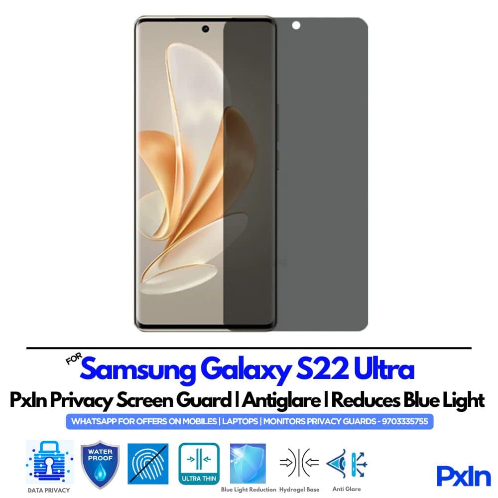 Samsung Galaxy S22 Ultra Mobile Privacy Screen