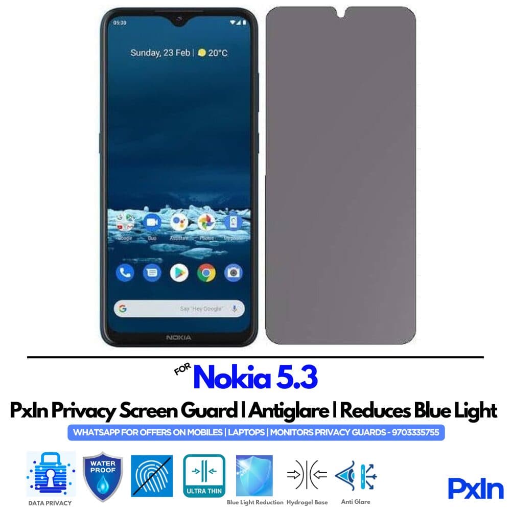 Nokia 5.3 Mobile Privacy Screen