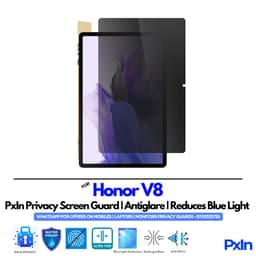Honor V8 Tab Privacy Screen