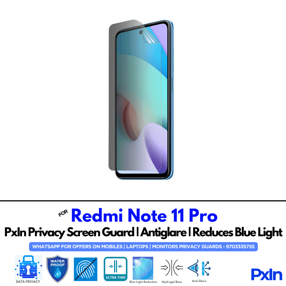 Redmi Note 11 Pro Mobile Privacy Screen Guard