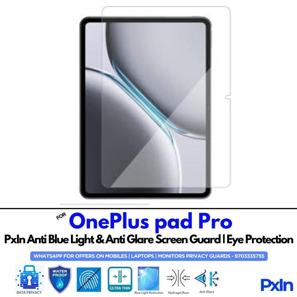 OnePlus pad Pro Anti Blue light Screen Guard
