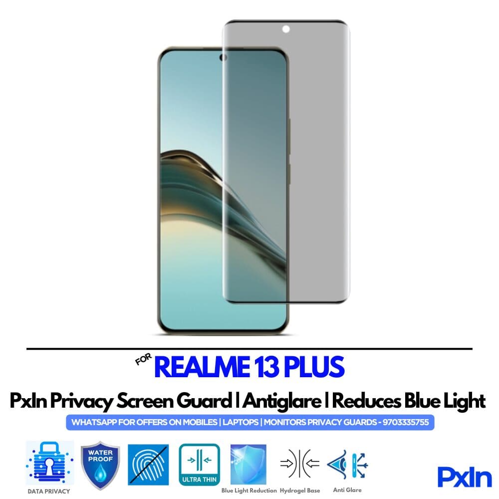 REALME 13 PLUS Mobile Privacy Screen Guard