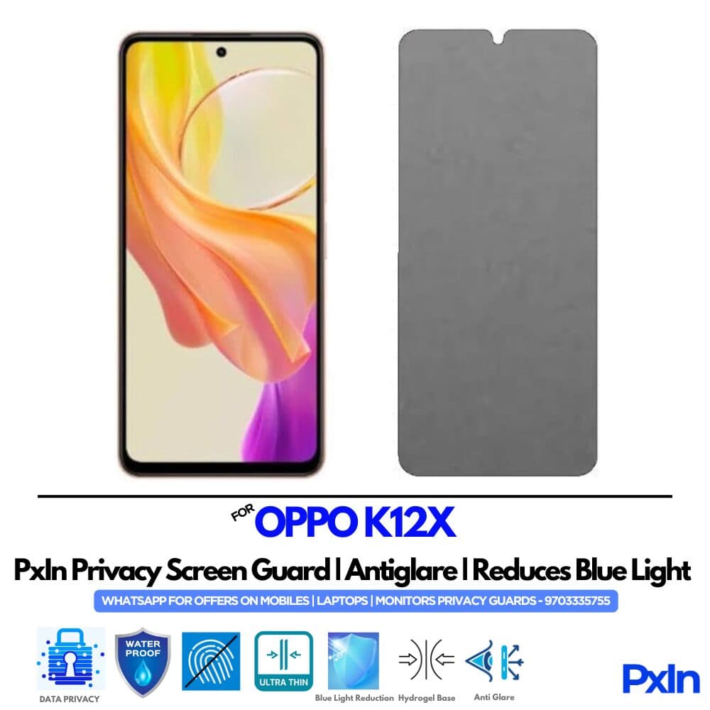 OPPO K12X Mobile Privacy Screen Guard