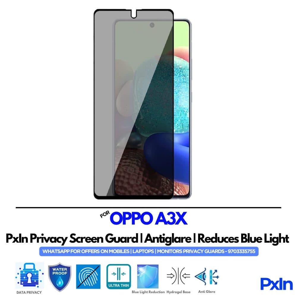 OPPO A3X Mobile Privacy Screen Guard