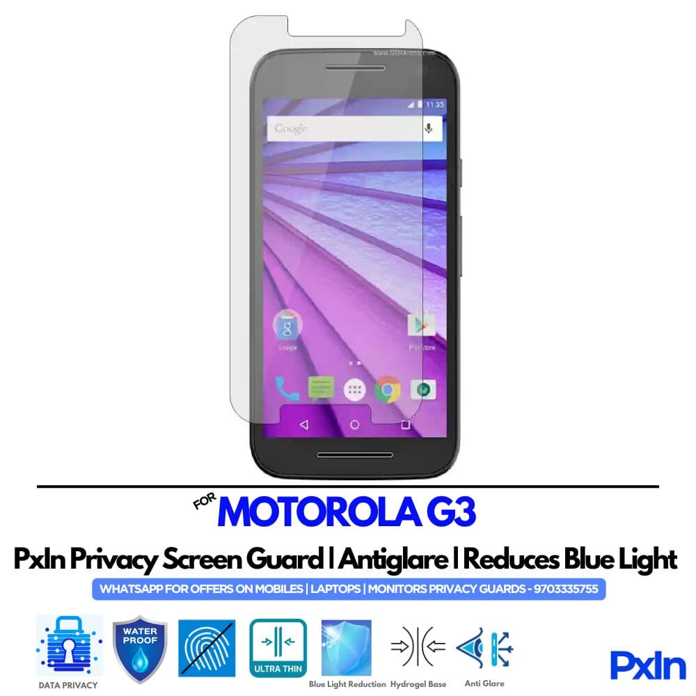MOTOROLA G3 Mobile Privacy Screen Guard