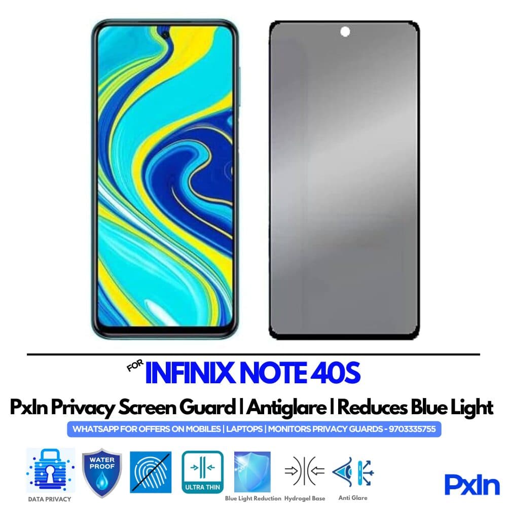 INFINIX NOTE 40S Mobile Privacy Screen Guard