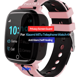 Xiaomi MiTu Telephone Watch 4 Smartwatch Privacy Screen Guard for | Privacy Filter | Anti-Glare, Fingerprint Resistant (Pack of 2)