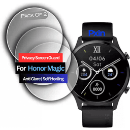 Honor Magic Smartwatch Privacy Screen Guard for | Privacy Filter | Anti-Glare, Fingerprint Resistant (Pack of 2)
