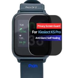 Kieslect KS Pro Smartwatch Privacy Screen Guard for | Privacy Filter | Anti-Glare, Fingerprint Resistant (Pack of 2)