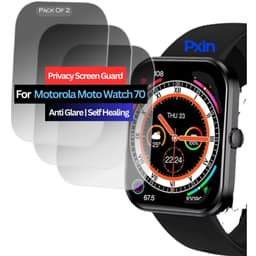 Motorola Moto Watch 70 Smartwatch Privacy Screen Guard for | Privacy Filter | Anti-Glare, Fingerprint Resistant (Pack of 2)