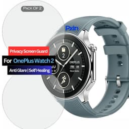 OnePlus Watch 2 Smartwatch Privacy Screen Guard for | Privacy Filter | Anti-Glare, Fingerprint Resistant (Pack of 2)